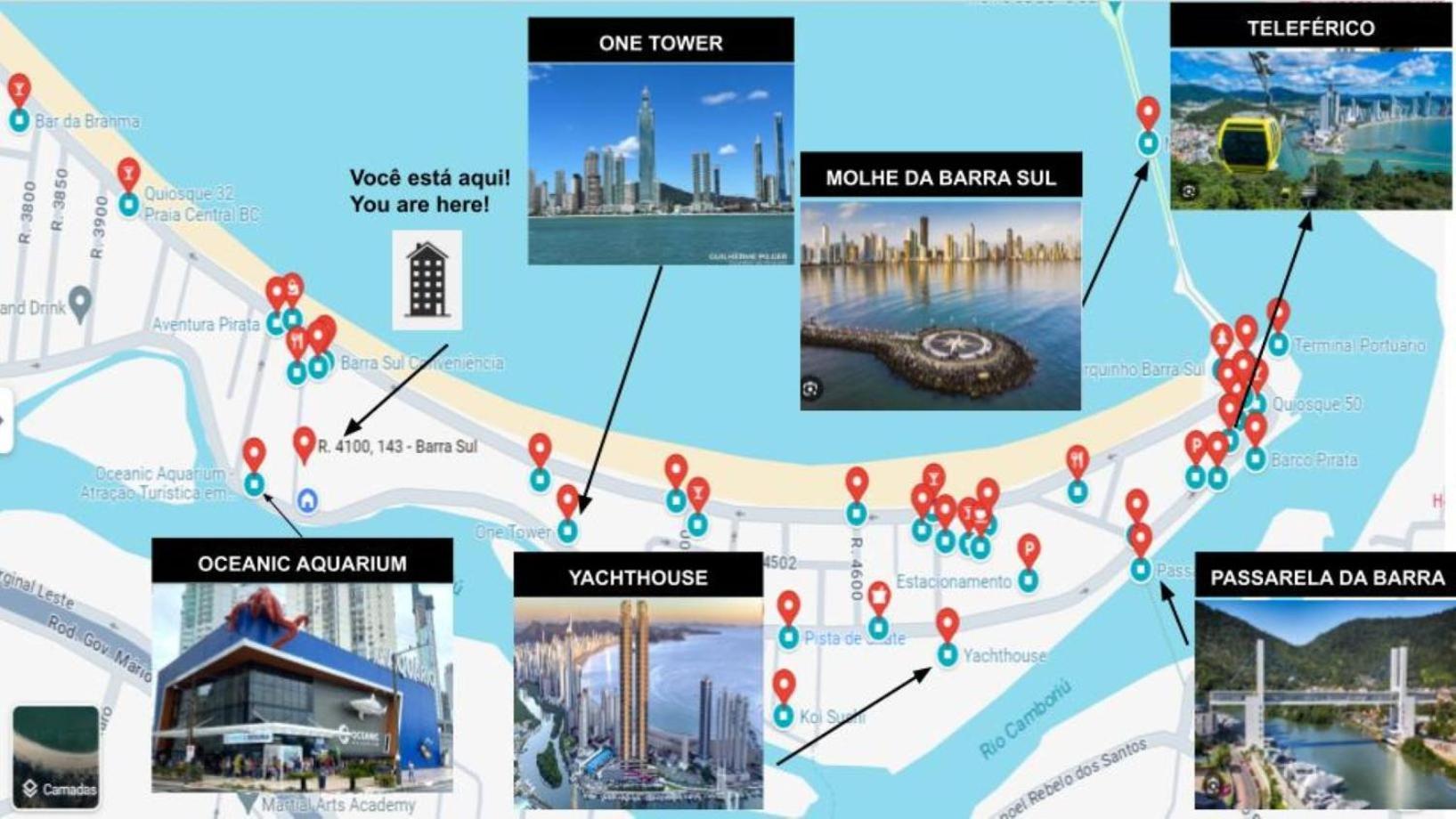 Apto Na Quadra Do Mar E Vista O Rio Apartamento Balneario Camboriu